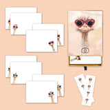 "Ostrich Gals" Notecard Set