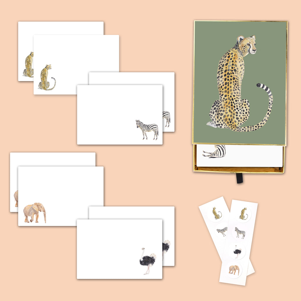 Safari Notecard Set